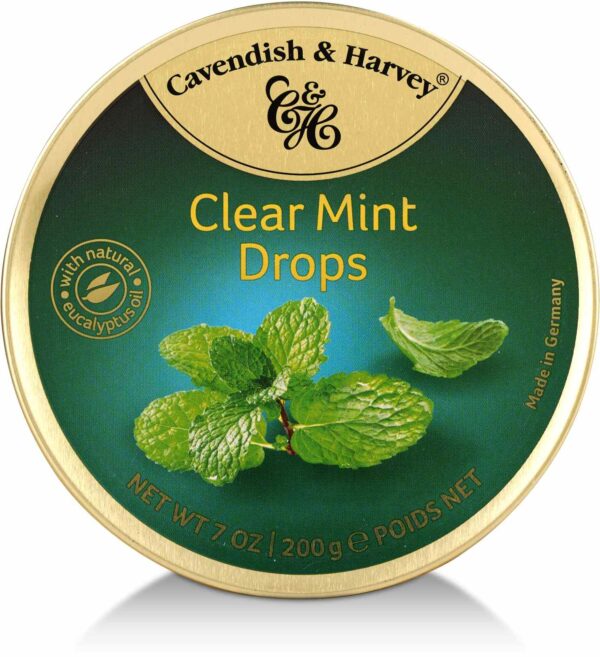 C&H Candy Clear Mint Drops 200 GM