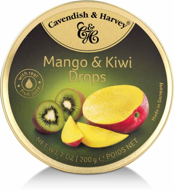 C&H Candy Mango & Kiwi Drops 200 GM
