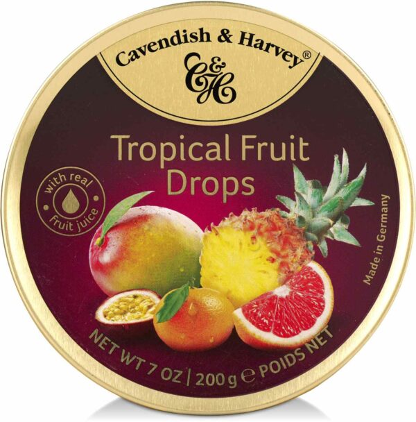 C&H Candy Tropical Fruit Drops 200 GM