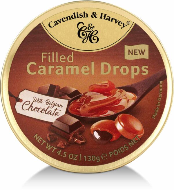 C&H Candy Caramel Drops filled Choco130G