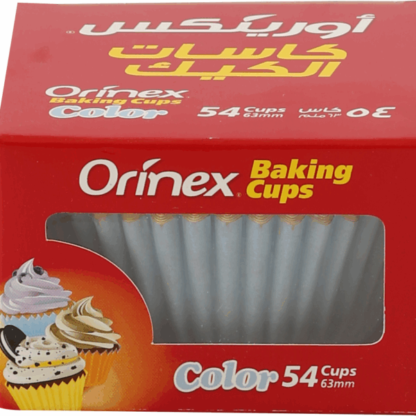ORINEX BAKING CUPS MULTI COLOR 63M 24/54