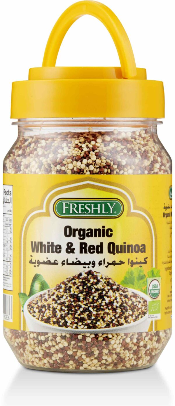 FRESHLY ORGANIC WHITE & RED QUINOA 300GM