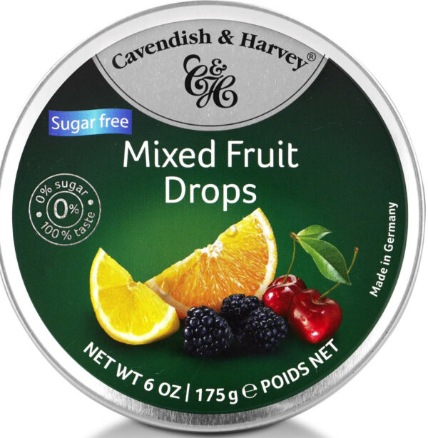 C&H CANDI MIXED FRUIT SUGAR FREE 175G
