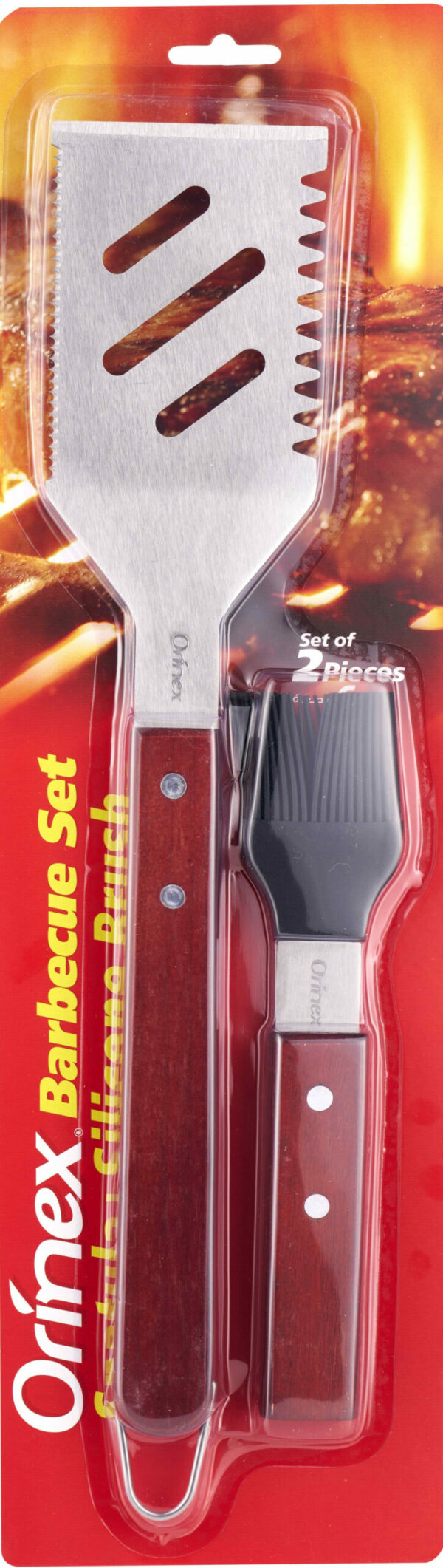 ORINEX SPATULA + SILICON BRUSH 2 PCS