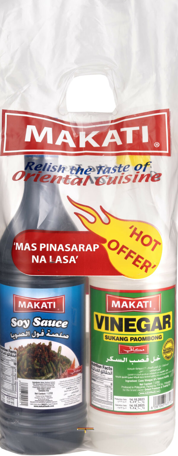 MKT CANE VINEGAR  + SOY SAUCE 2L