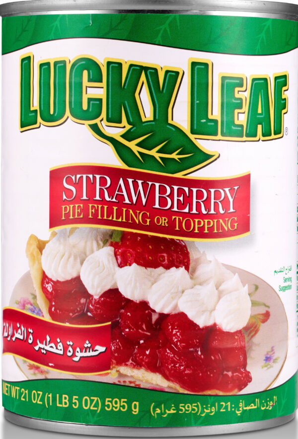 LUCKY LEAF STRAWBERRY PIE FILLING 21oz