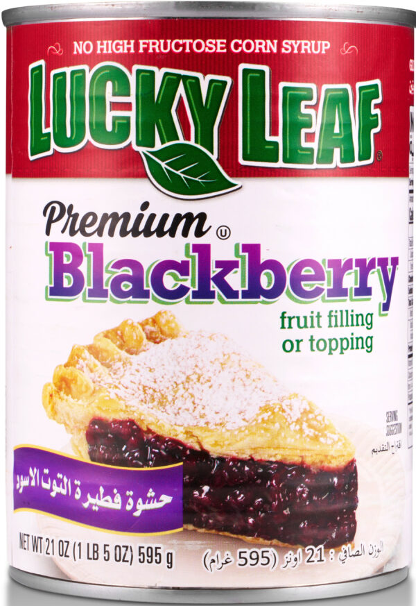 LUCKY LEAF BLACKBERRY FRUIT FILLING 21oz