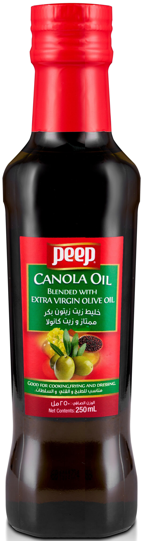 PEEP CANOLA OIL BLENDED W/OLIVE OIL 250g