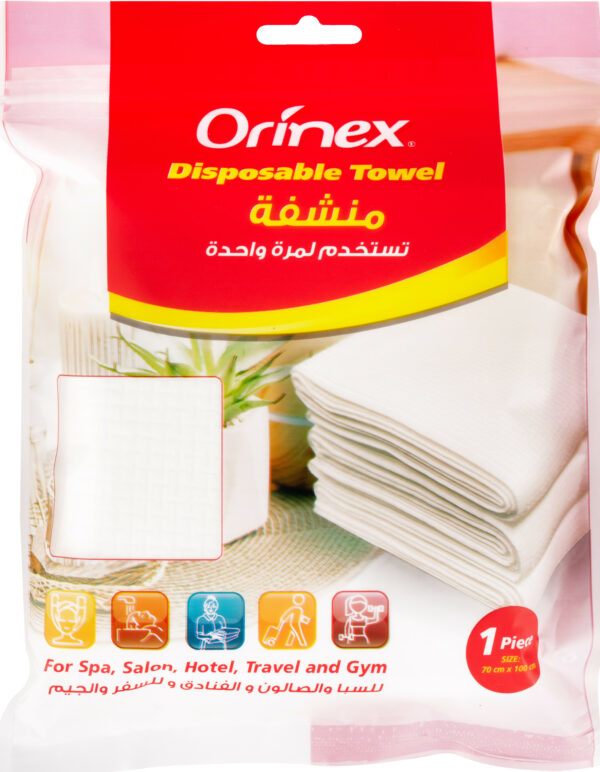 ORINEX DISPOSABLE TOWEL (M) 24/1P