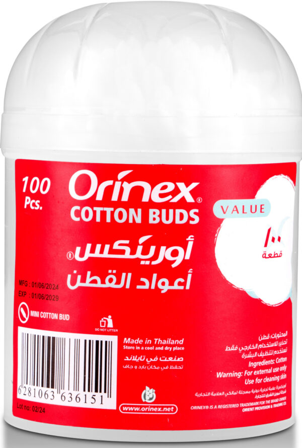ORINEX COTTON BUDS VALUE 12/100PCS