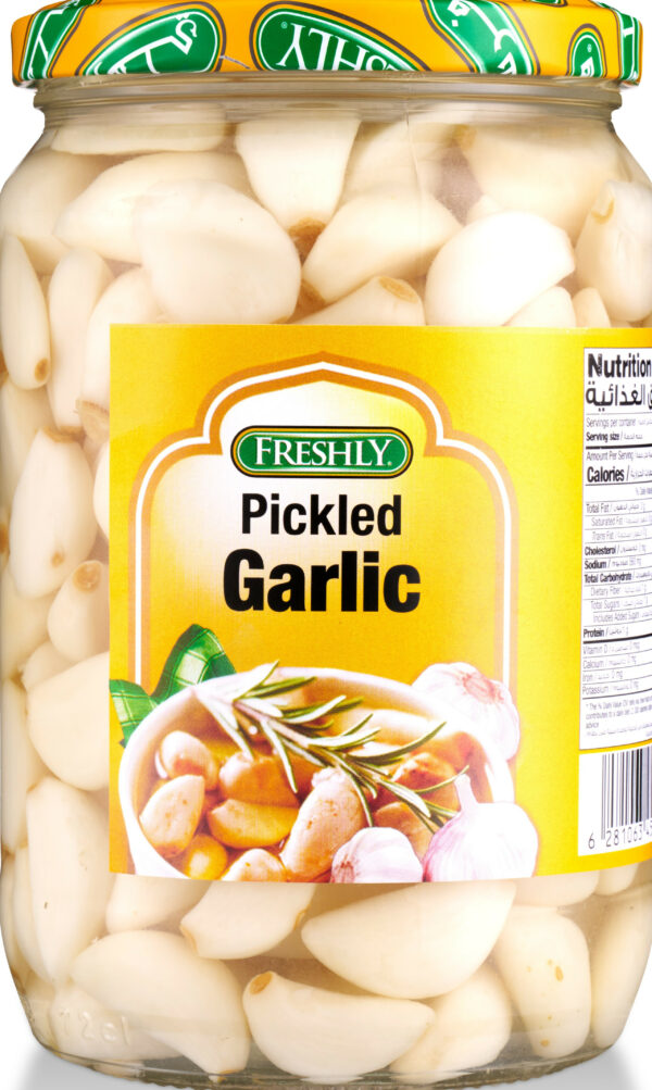 FRESHLY PICKLED GARLIC 650g