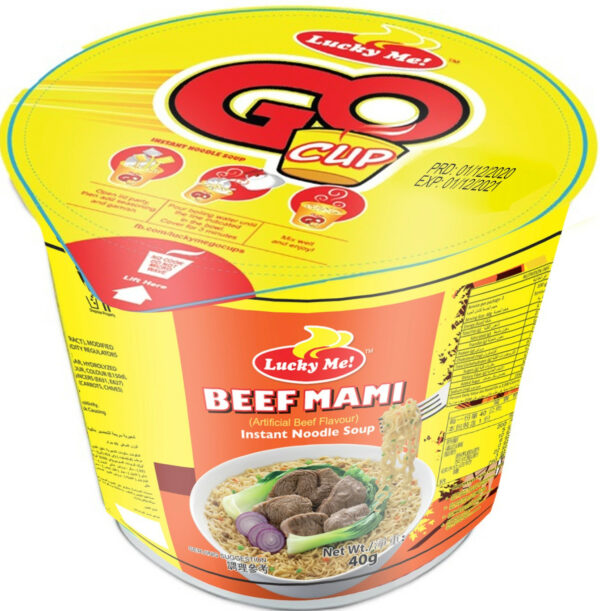 LUCKY ME MINI CUPS BEEF 40G
