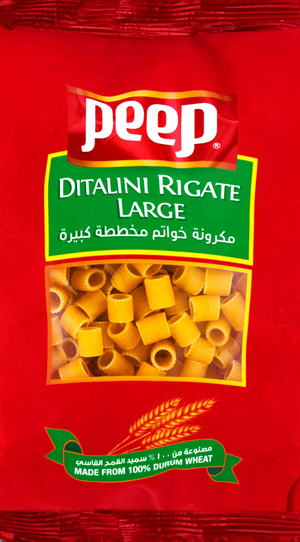 PEEP DITALINI RIGATE LARGE 400 G
