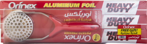 ORINEX ALUM FOIL 37.5+POTATO PRESSER 8/3