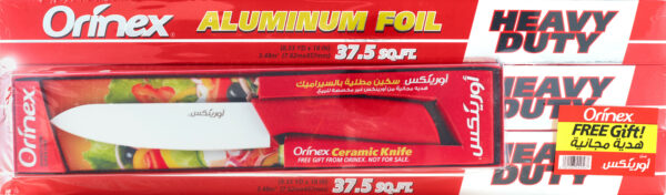 ORINEX ALUMINIUM FOIL 37.5+KNIF  8/3