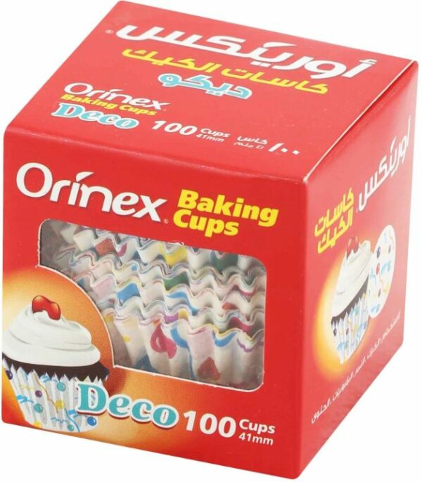 ORINEX BAKING CUPS DECORATED 12/100