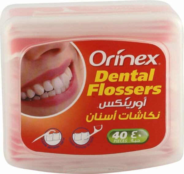 ORINEX DENTAL FLOSSERS P/WRAPPED 6/40PCS