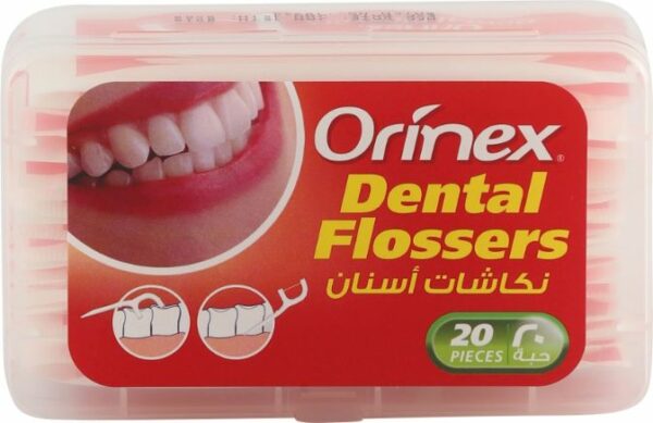 ORINEX DENTAL FLOSSERS P/WRAPPED12/20PCS