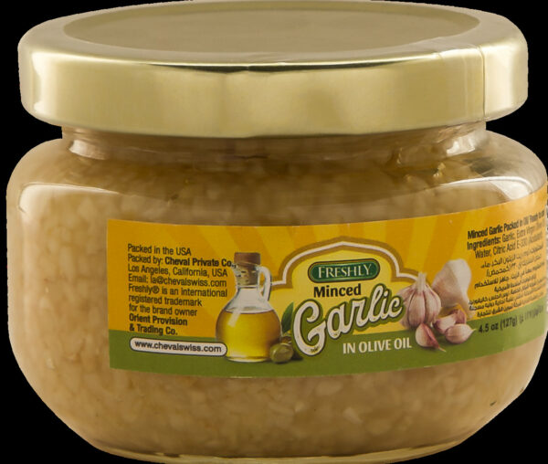 Freshly Minced Garlic In Olive Oil 4.5OZ