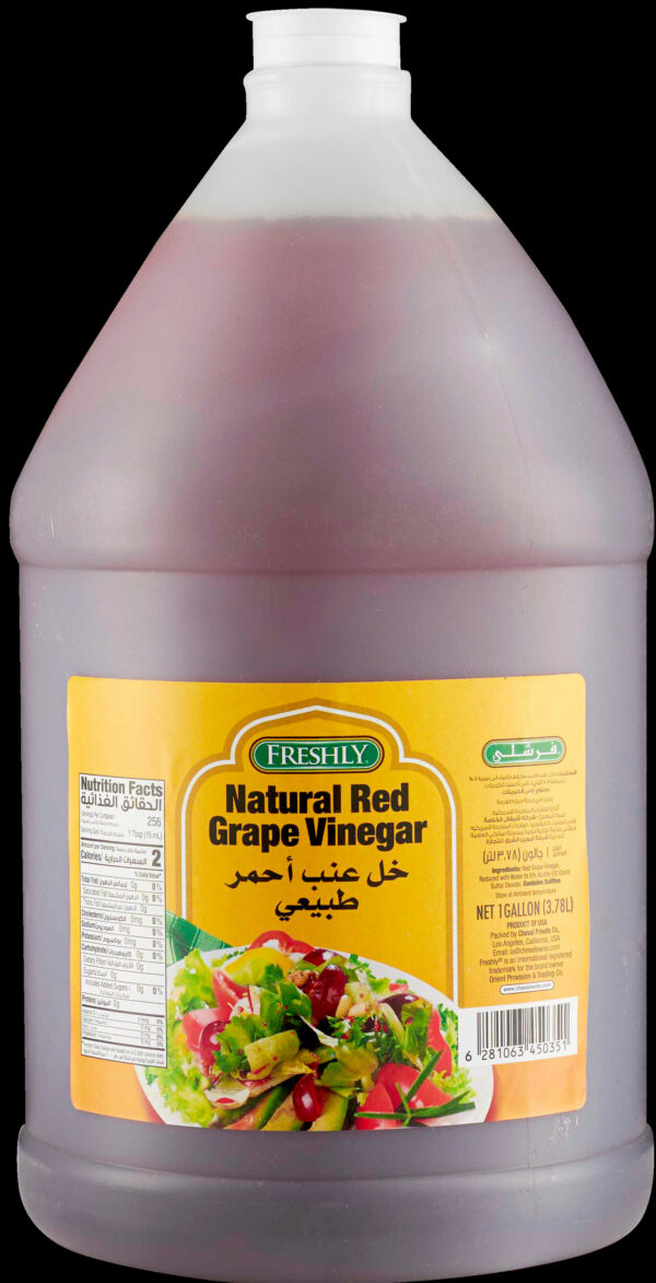 FRESHLY NA/RED GRAPE VINEGAR 3.78 LT.
